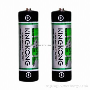 R6P Carbon Zinc Batteries with 1.5V Voltage